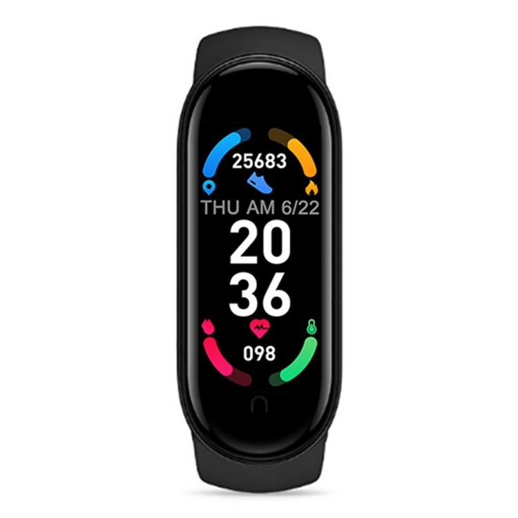 M7 Sports Smart Bracelet, Support Heart Rate Monitoring & Blood Pressure Monitoring & Sleep Monitoring & Sedentary Reminder, Type:Magnetic Charging(Black) SUNSKY