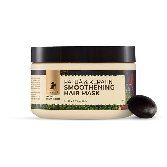 Амазонский паломник Пату?&Keratin Strengthening Unscented Hair Mask Sacha Inchi для сухих и вьющихся волос | Маска для волос High Shine | Без силикона | 200 грамм beige SHREE HARI GROUP