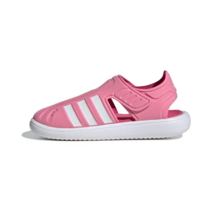 Adidas Закрытые Водные Сандалии Удобные Универсальные Амортизирующие Прочные Детские Сандалии Детские Сандалии Розовые IE0165 28 pink