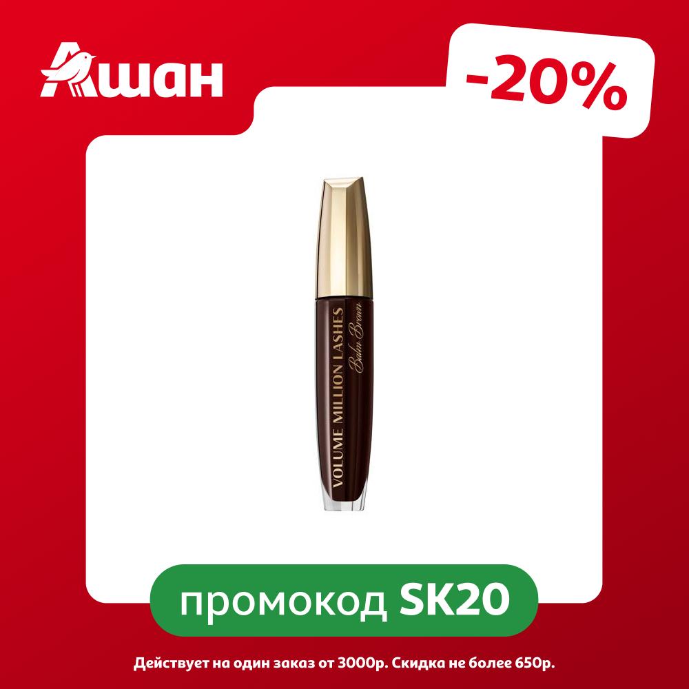 Тушь для ресниц L'Oreal Paris Volume Million Lashes Balm Brown коричневая Италия, 8,9 мл