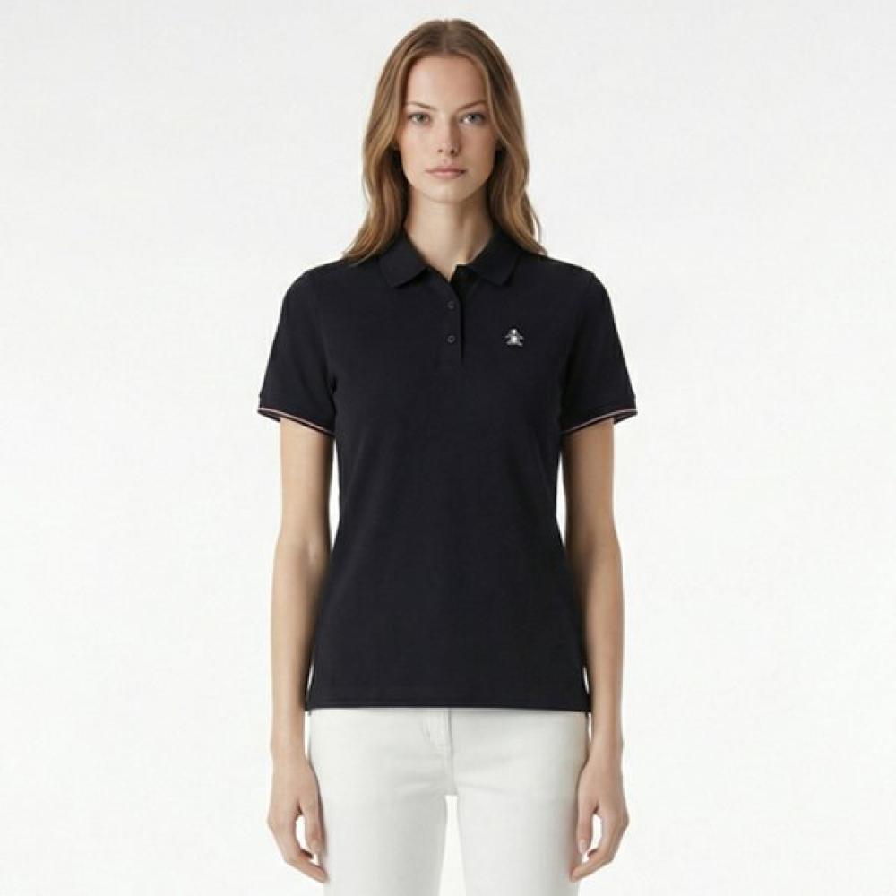 Женская поло Munsingwear Signature Темно-синяя Mr122lts12 NAVY_NAVY/S black SSG Fashion