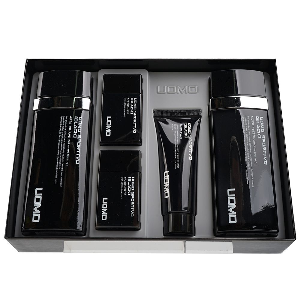 VMTQPAYX Мужской Черный Подарочный Набор по Уходу за Кожей 2 Предмета gray MayBeauty