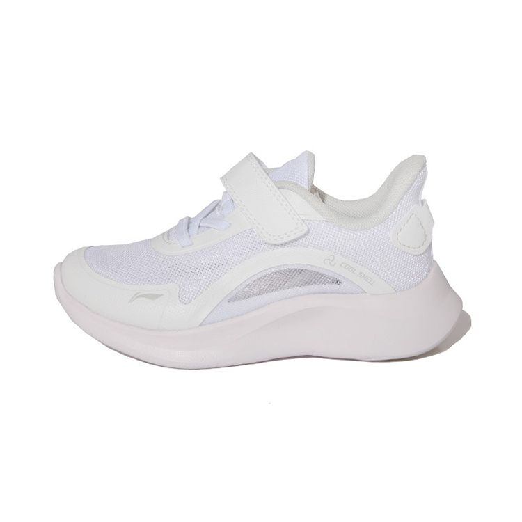 Li Ning Kids нескользящие амортизирующие прочные легкие повседневные туфли детская обувь стандарт-белый YKNS038-3 26 white Li-Ning