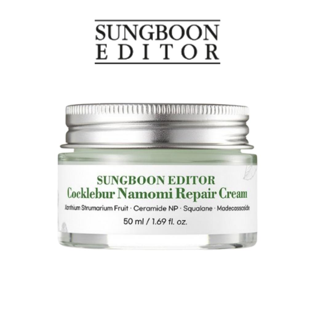 SUNGBOON EDITOR Dokkomari Namomi Repair Cream 50 мл/Увлажняющий крем для лица gray