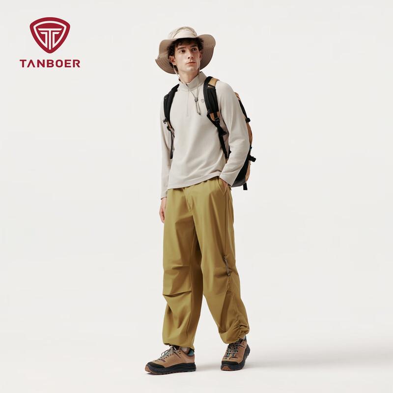 Мужской дышащий свитшот Tambor для улицы со стойкой L (175cm) beige Tanboer