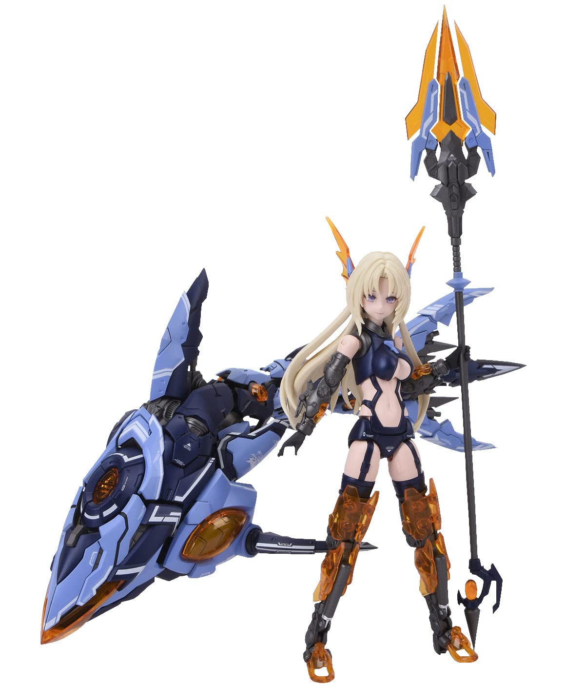 Doyusha NUKE MATRIX CYBER FOREST FANTASY GIRLS 4 SILEN STORM ROYAL ENFORCER масштаб Высота 160 мм пластиковая модель Первый ограниченный тираж Цвет литья - gray