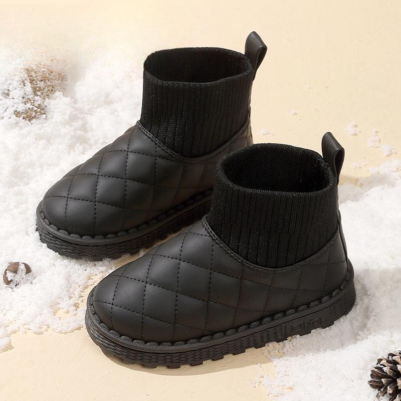 Зимняя новая студенческая удобная зимняя обувь 26 black Gtime Shoes