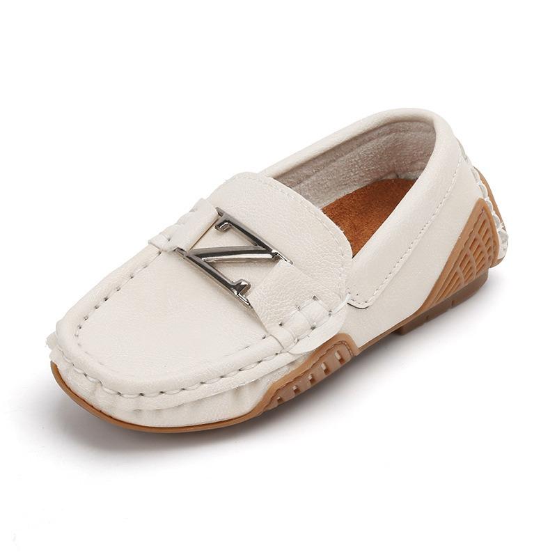новые туфли для мальчиков,детские туфли на мягкой подошве 21 white Gtime Shoes