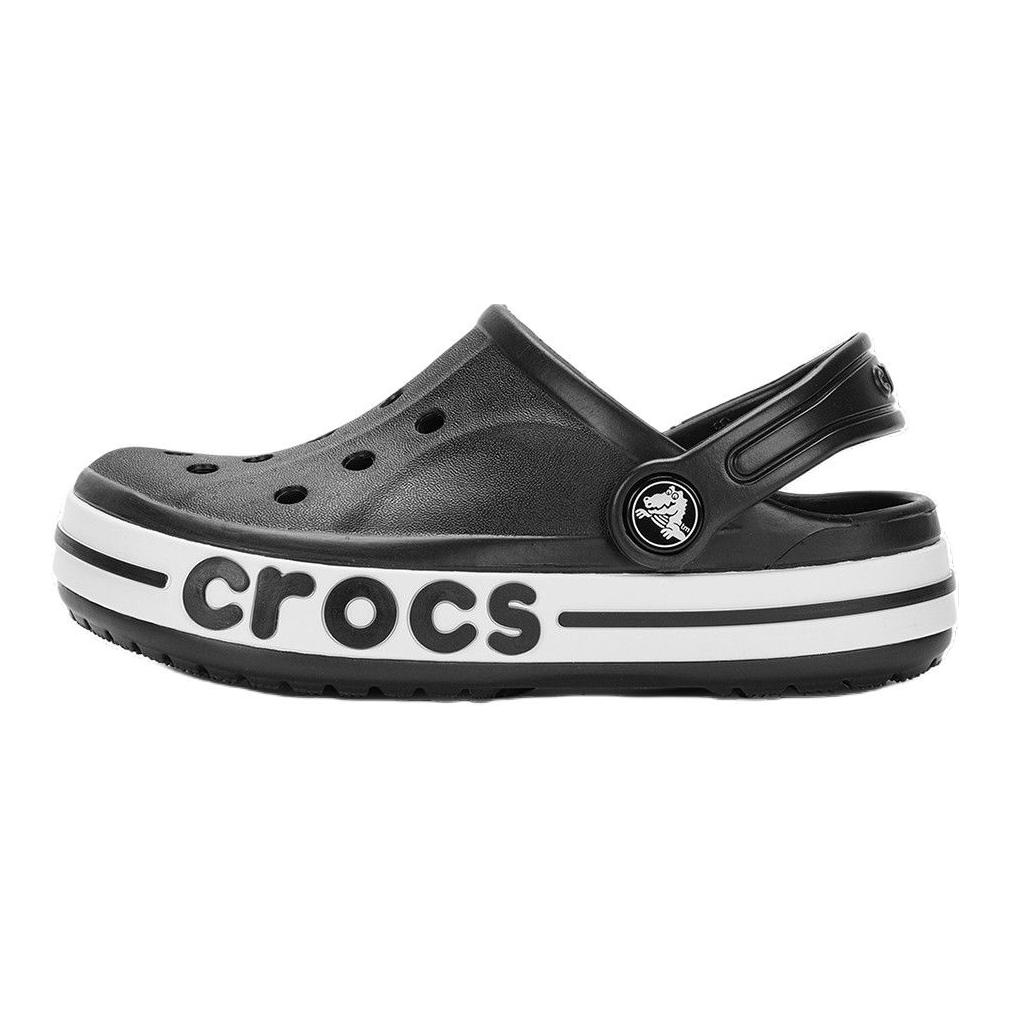 Детские клоги Crocs с круглым носком, без застежки, для детей, черные 207019-001 33-34 gray