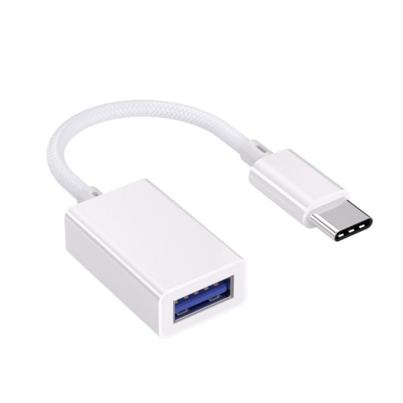 OTG-адаптер-кабель USB 3.0 на Type-C, двусторонний USB C для быстрой передачи файлов, поддержка планшетов, ноутбуков и других устройств 1 white Wonderlands