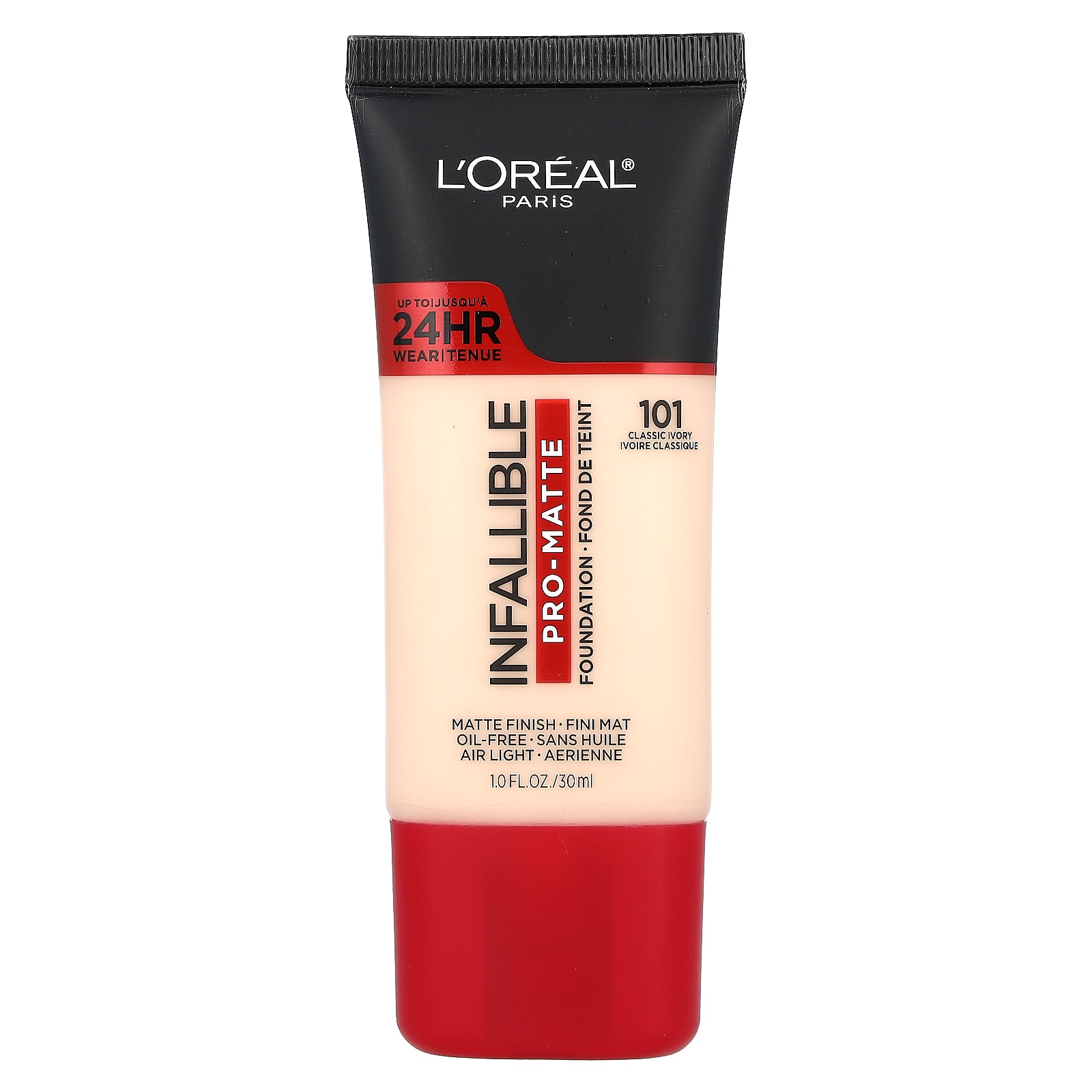 L Oréal, Infallible Pro Matte Тональный крем, 101 Классический слоновый, 30 мл (1 жидкая унция) beige MayBeauty