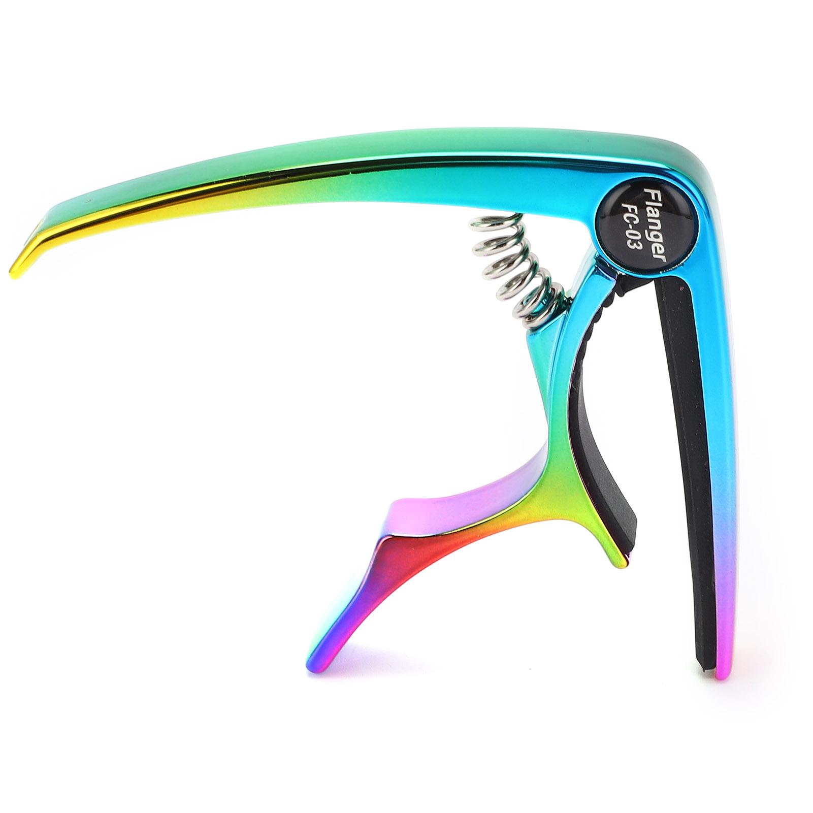 Guitar Capo Electric Zinc Alloy Gorgeous Colors Folk Pop Acoustic Accessories FC?03 blue CosyHome