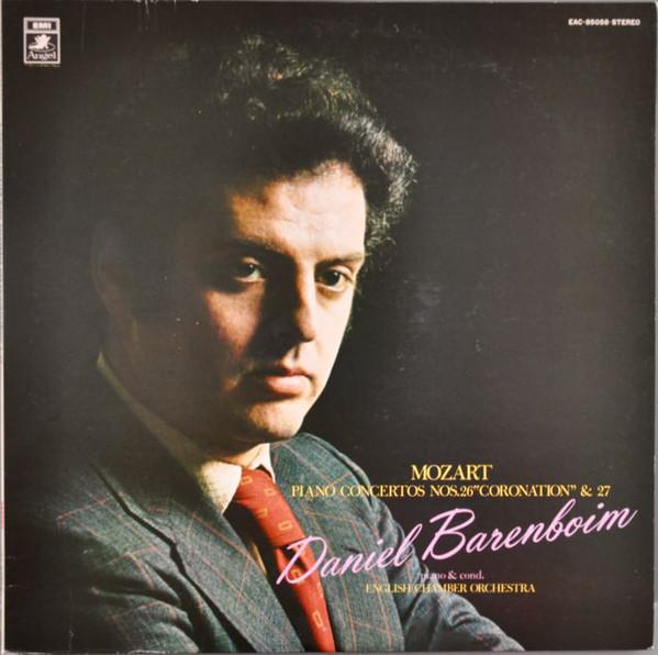 LP Пластинка DANIEL BARENBOIM, ENGLISH CHAMBER O - Wolfgang Amadeus Mozart, Piano Conc EAC85058 ANGEL Japan Obi Classical gray RecordCityJP