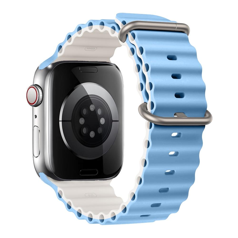 Ремешок YurKem для Apple Watch Ultra Band 49 мм, 44 мм, 40 мм, 45 мм, 41 мм, 42 мм, 38 мм, силиконовый браслет iWatch series 7 6 3 se 8 38mm 40mm 41mm gray ZJM Mall
