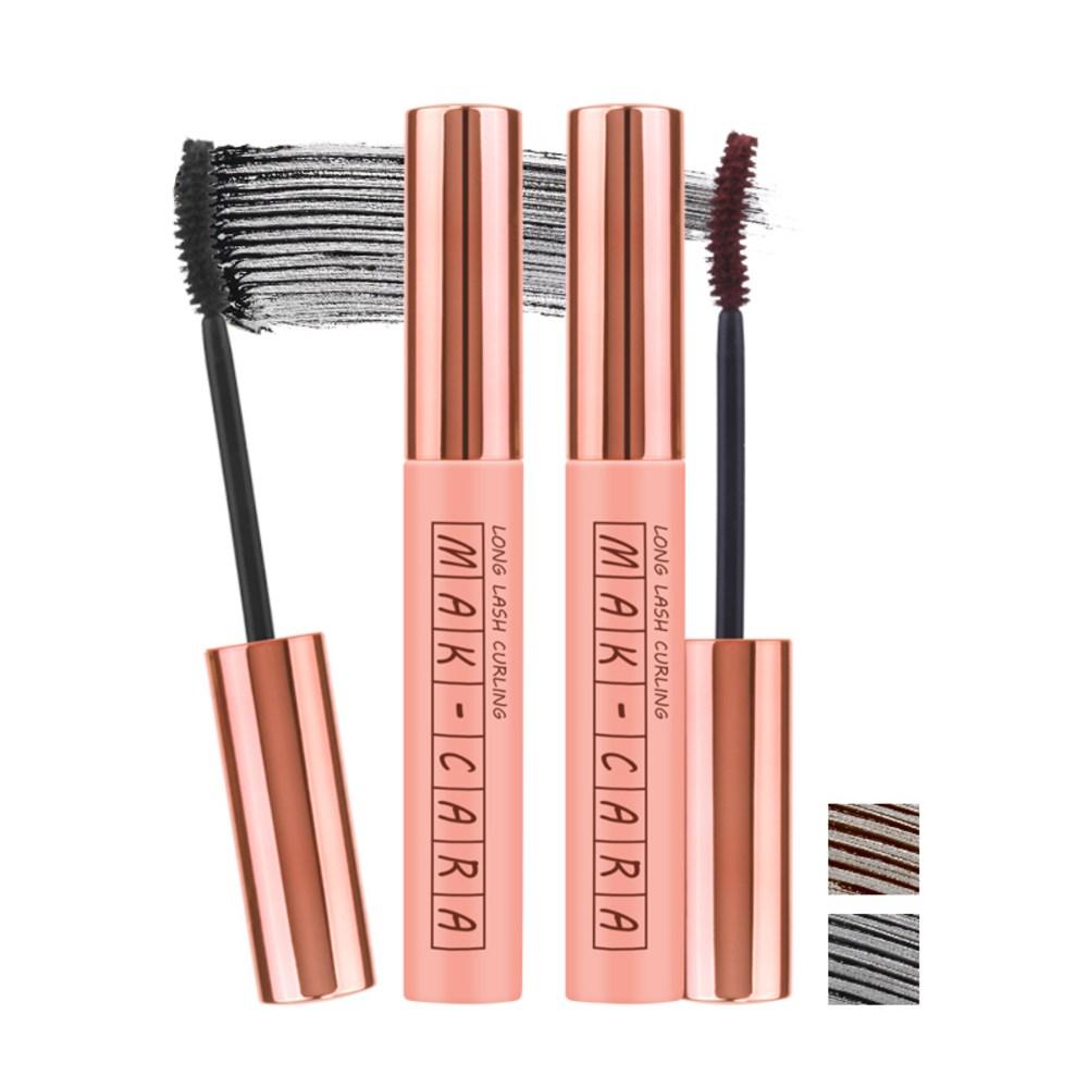 Подкручивающая тушь для ресниц Coringco Makkara Long Lash, оттенок #01 Deep Black, 1 шт. brown BeautyGlam
