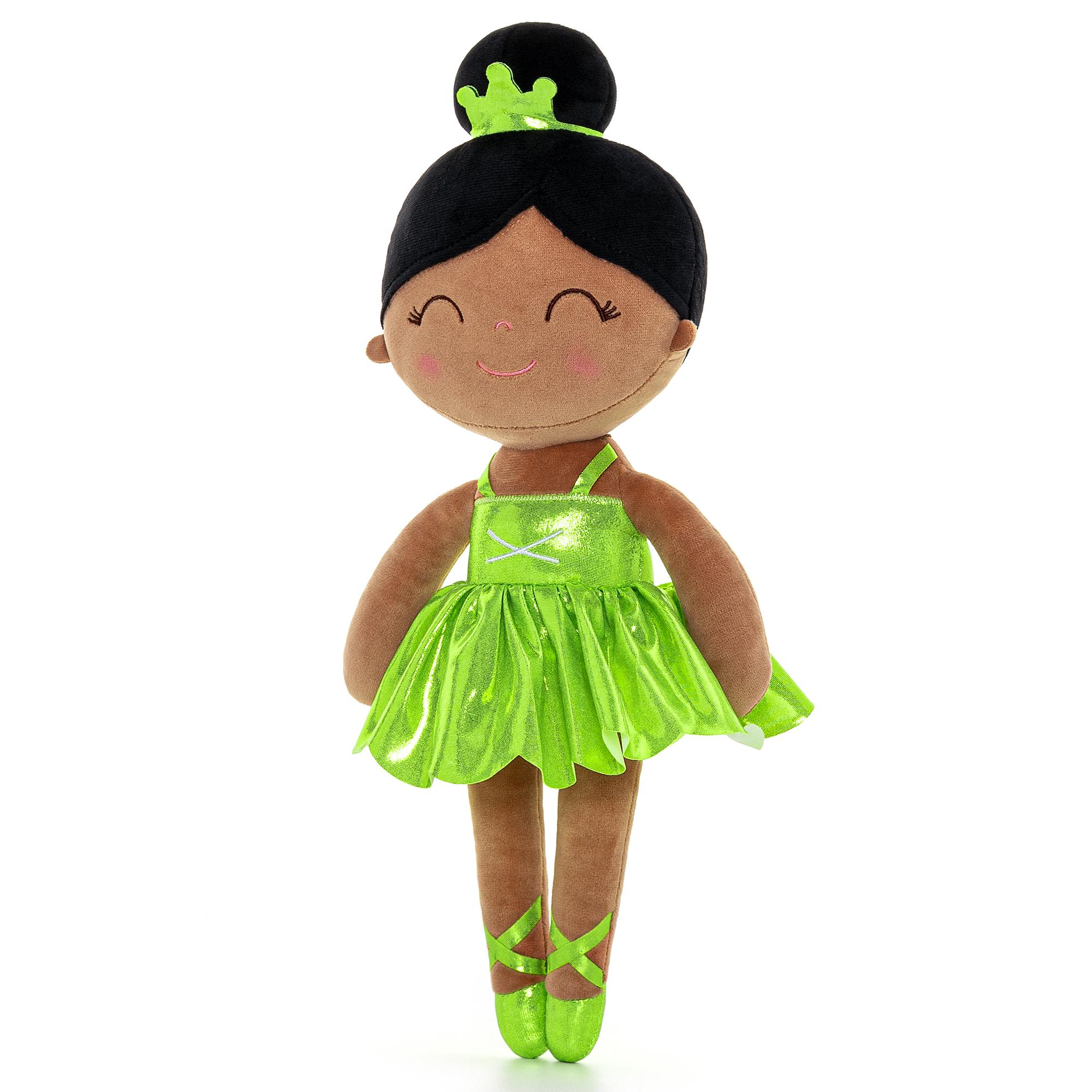 Мягкая кукла Symphony Mist Gold Ballerina Girl Dream Girl Doll Детская тканевая игрушка в подарок на день рождения зеленого цвета зелёный Bai Fen Bai Toys
