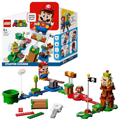 Игрушки LEGO Super Mario: LEGO(р) Марио(TM) Приключение Начинается ~ Стартовый Набор, Рождественский Подарок для Мальчиков и Девочек, Фигурки Марио, Игры, Игрушки, Обучающие To blue RURI Japan product