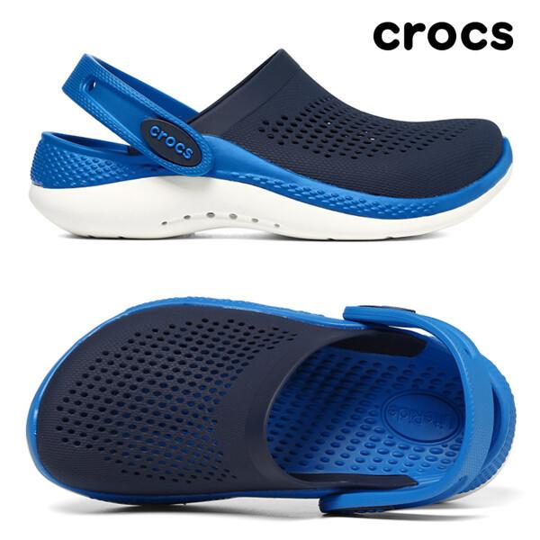 Кроксы Детские Взрослые Lightride 360 Клог 207021 4kb navy/175 blue Crocs