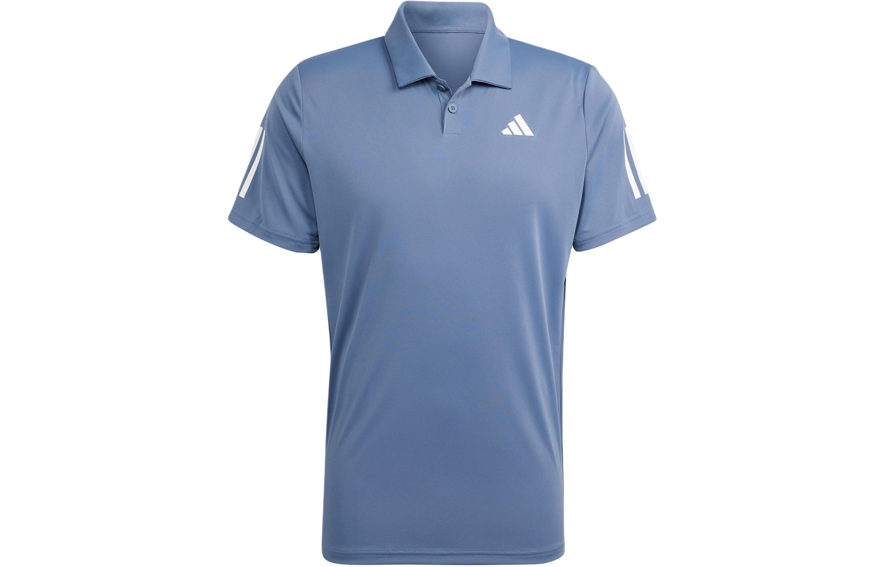 Поло Adidas Club 3 Stripes Мужское Синее IY3216 M gray