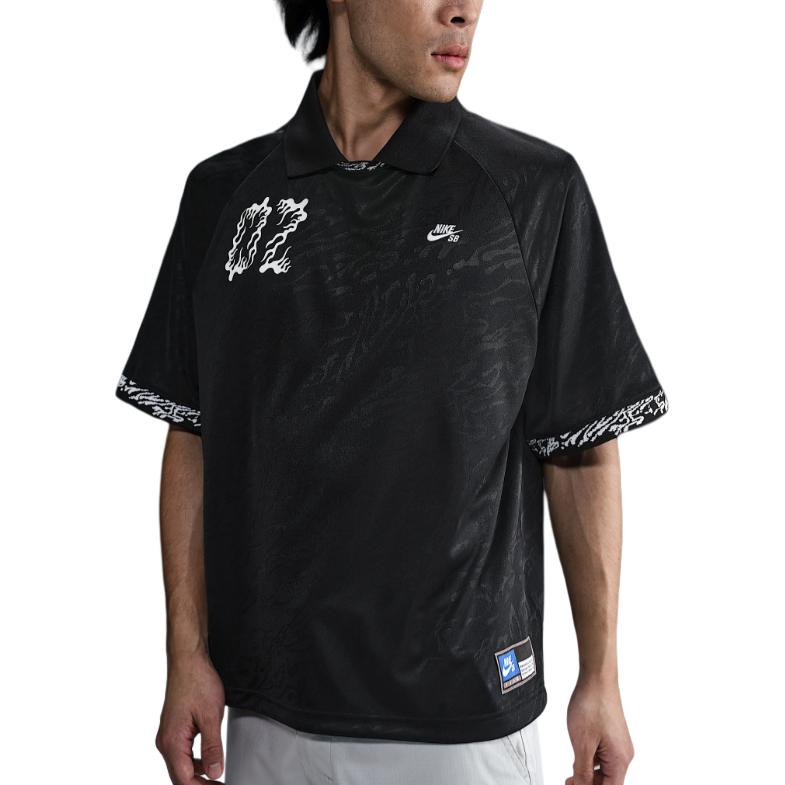 Джерси для скейтбординга Nike SB Dri-FIT с жаккардовым узором HJ2966-010 M black