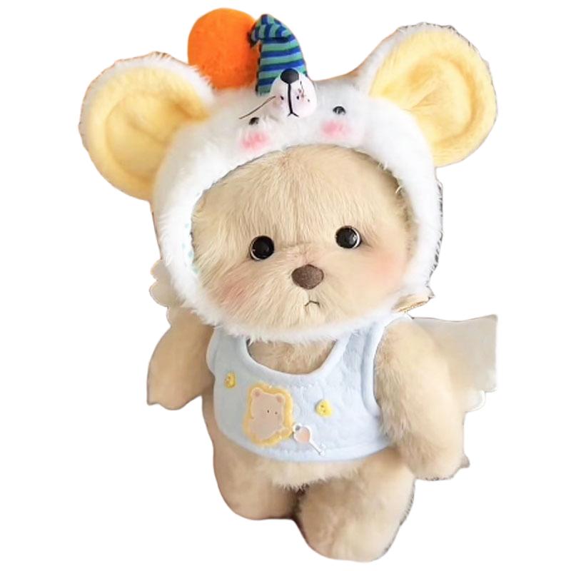 Ручная работа Плюшевая игрушка Медвежонок Teddy Tale Сменная одежда Ползунки для малыша Девочка Обнимашки Уютная плюшевая кукла в подарок девушке cloth no bear beige UU Toys