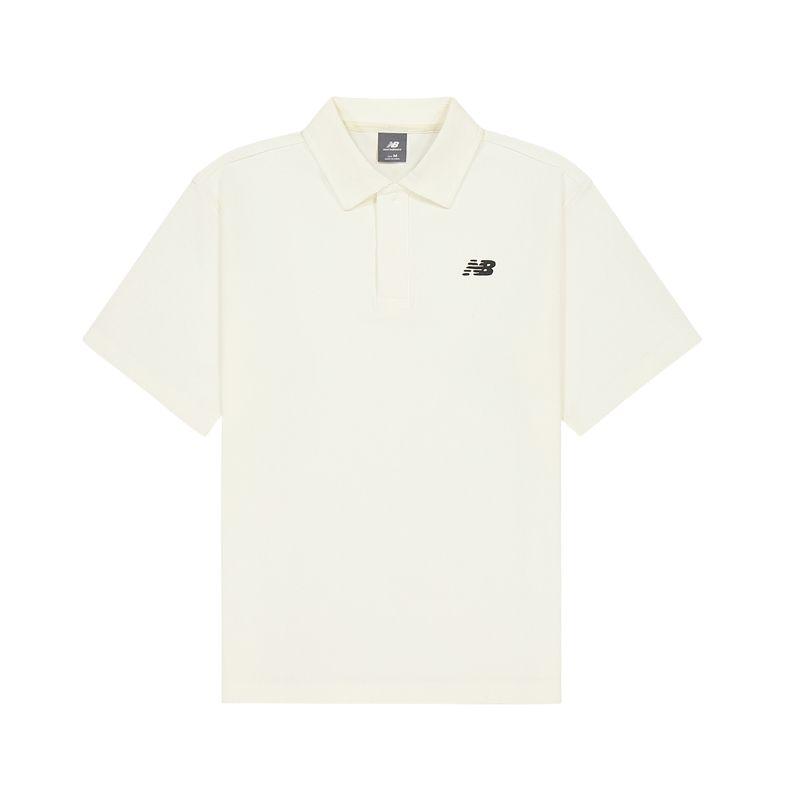 New Balance SS25 Поло мужское Белое NFF29191-WT L white