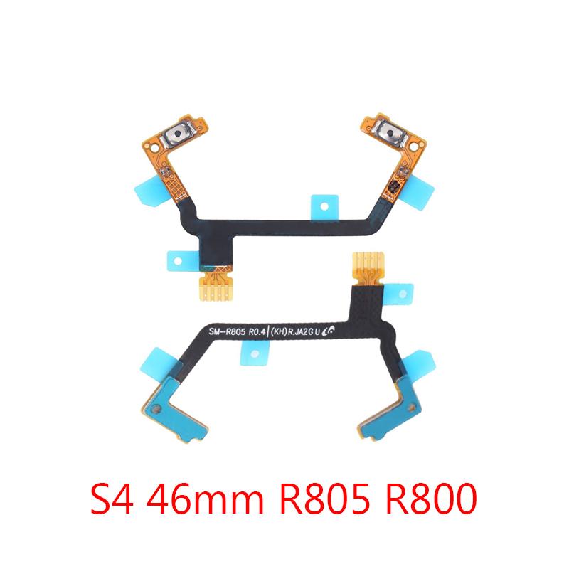 Power Button Switch Return Key Flex Cable For Samsung Galaxy Watch S4 R800 R805 R810 R815 Active 2 R820 R825 R830 R835 1pcs R800 black Mobile phone parts specialist