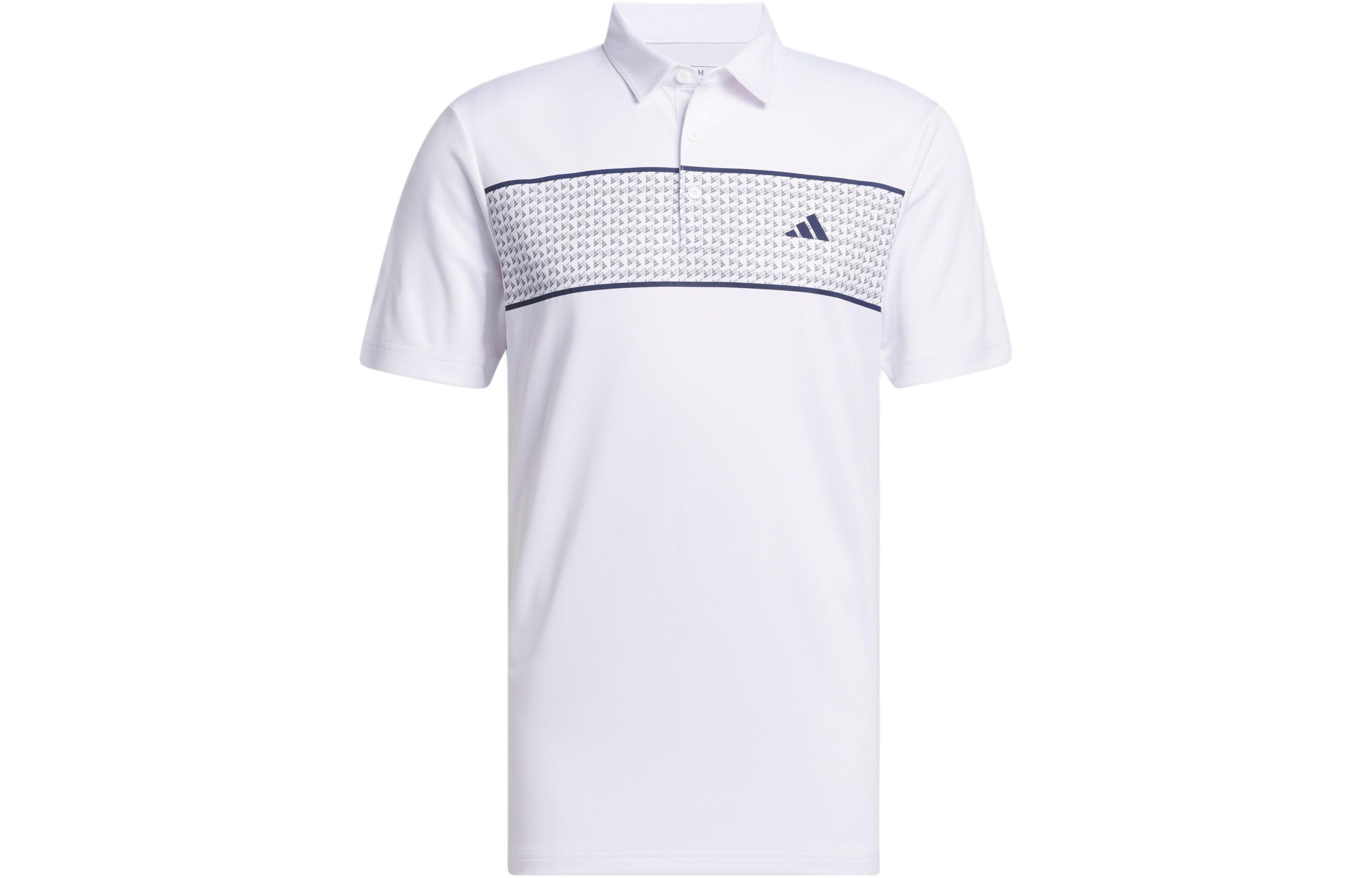 Поло Adidas с полосой на груди Мужское Белый IU4344 XXL white