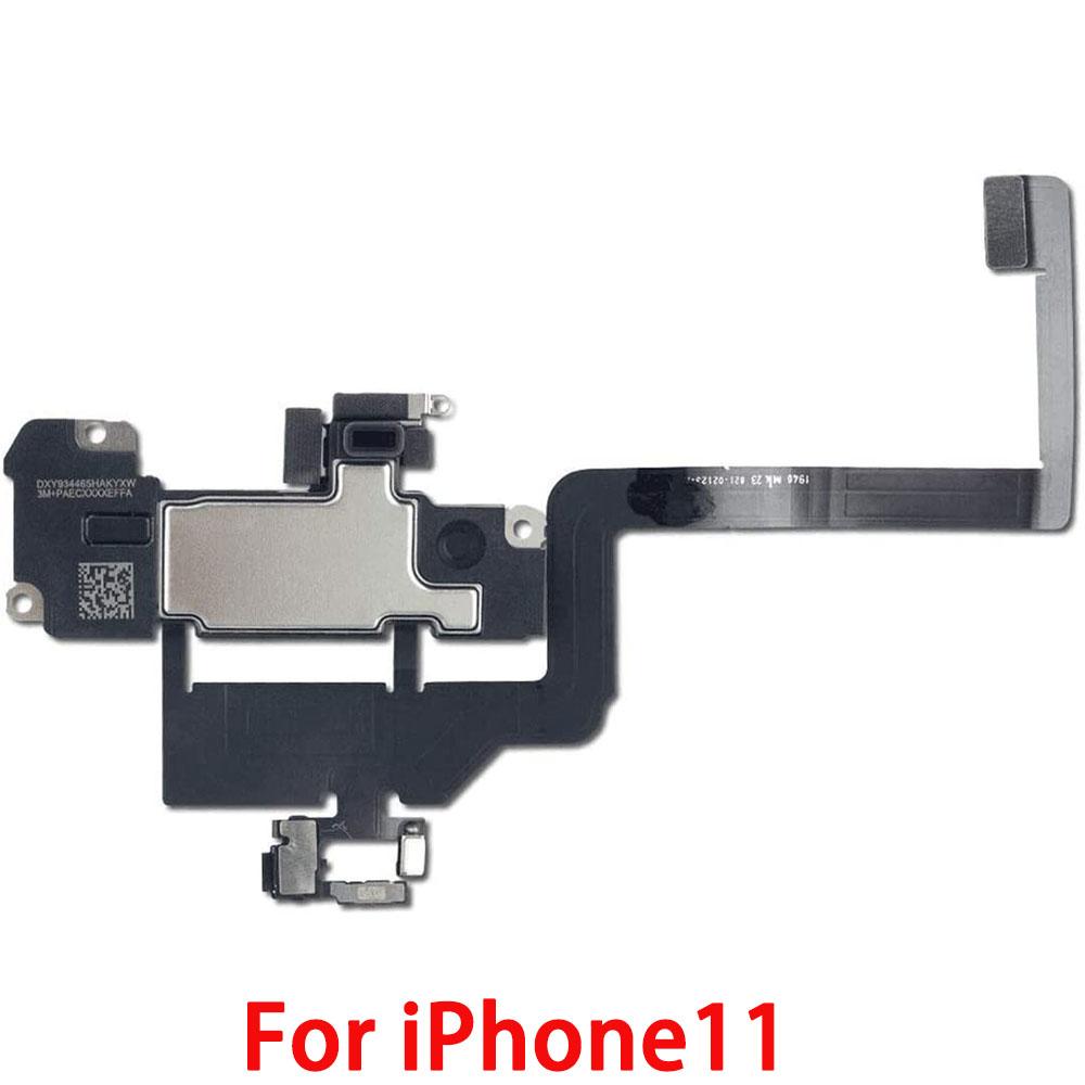 Earpiece Ear Speaker Module And Face ID Sensor Proximity Light Flex Cable Assembly Replacement For iPhone 11 11Pro 11ProMax For iPhone 11 gray Electronic Repair Parts