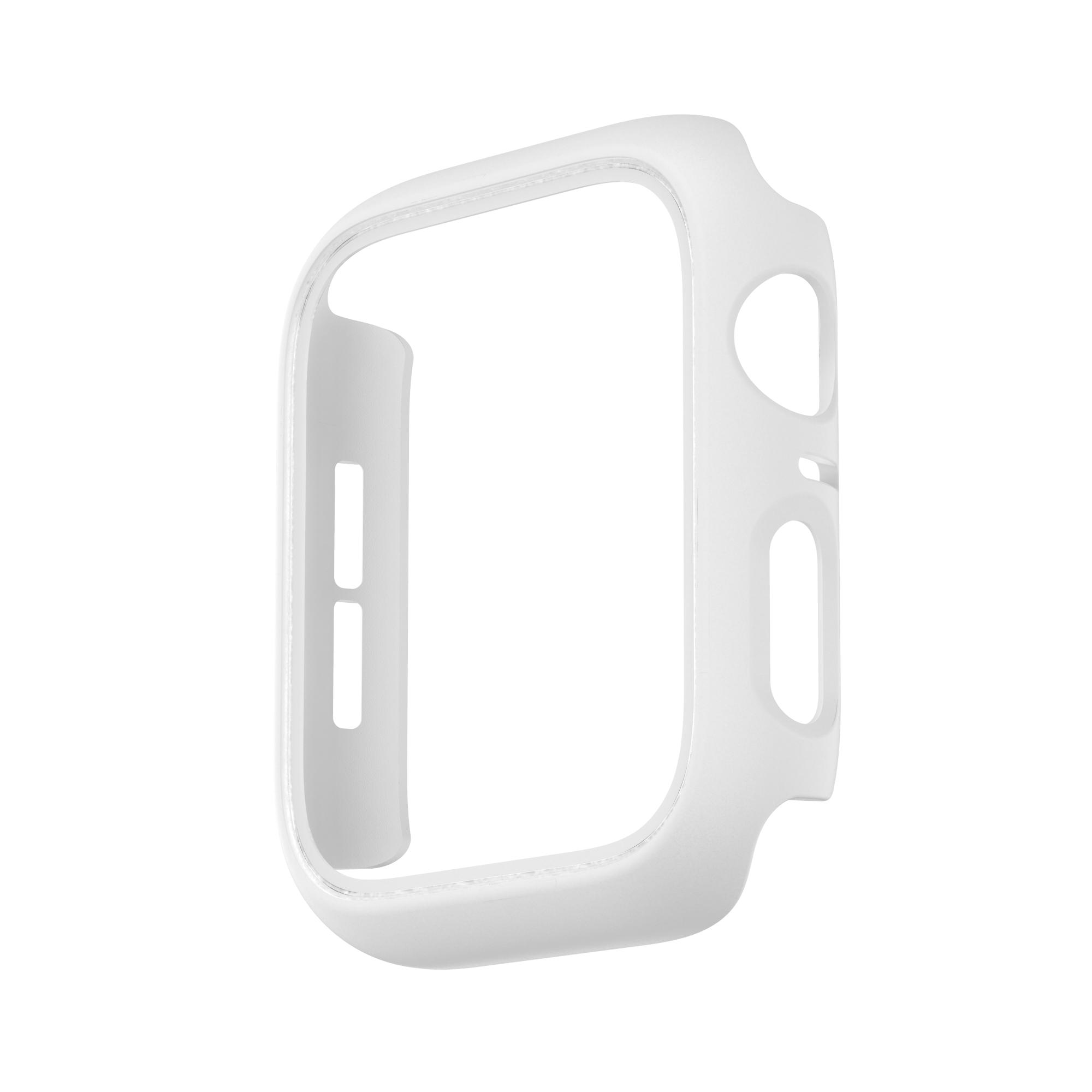 Матовый чехол для Apple Watch 38 мм, 42 мм, 40 мм, 44 мм, жесткий ПК-бампер, защитная рамка для iWatch SE 6 5 4 3 2 1 44MM Series SE 6 5 4 белый j-3C