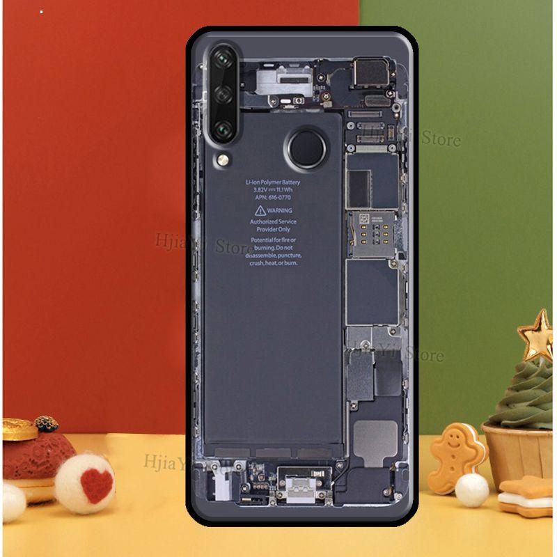 Плата материнской платы Для Huawei Y5P Y6P Y7A 2020 Y3 II Y5 Y6 Y9 Y7 Prime 2018 2017 2019 Nova 3i 5T Чехол для телефона Huawei Y9 2019 black mart181-2