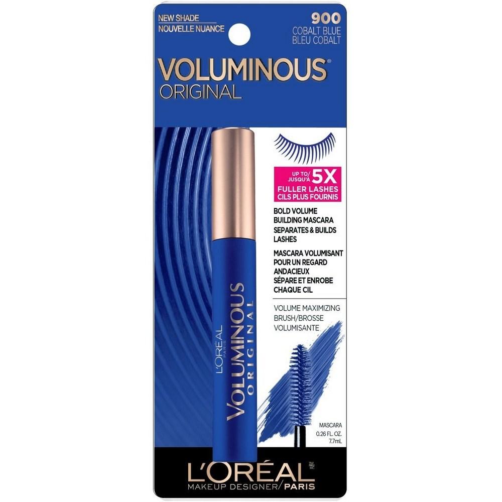 Тушь для ресниц L Oréal Voluminous Original Mascara 7,7 мл, 900 Cobalt Blue, 1 шт. blue LOREAL