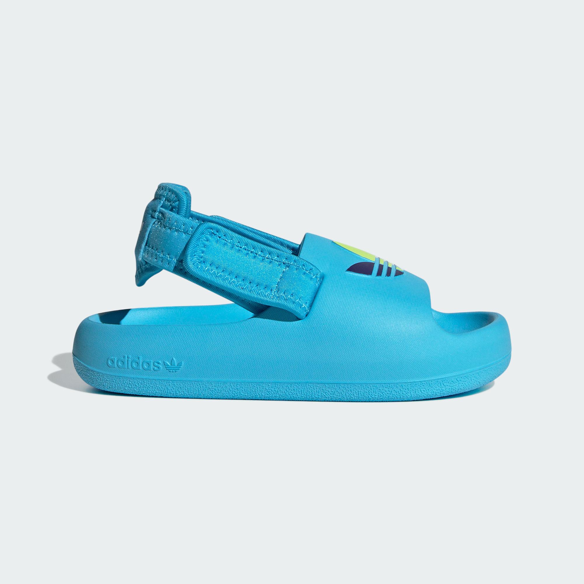 Adidas Originals ADIFOM ADILETTE Low top Sandal Sky Blue/White/Bright 30.5 blue