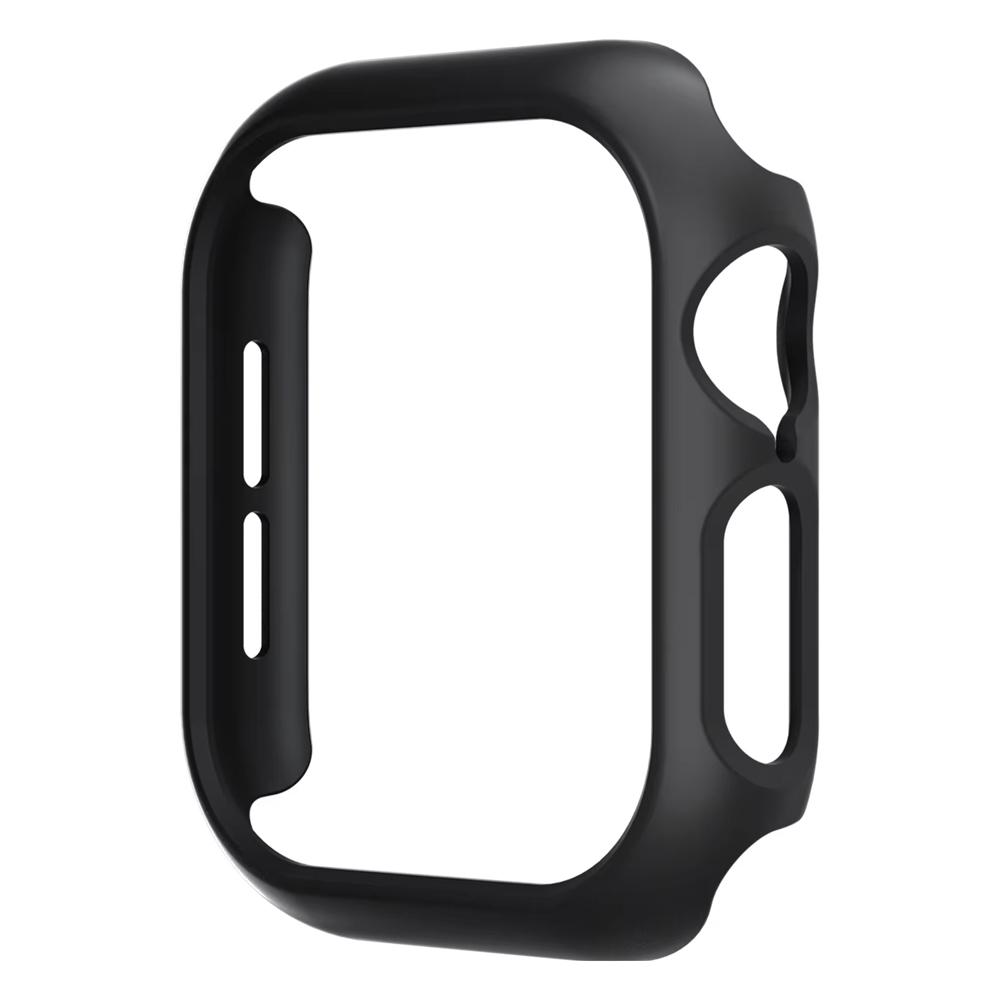 Чехол для Apple Watch Case 10 11 46мм 44мм 40мм 42мм 38мм Аксессуары PC Защитный бампер iWatch Серия 8 7 SE 6 5 3 9 45мм 41мм 44mm series 654SE чёрный Actually lighting