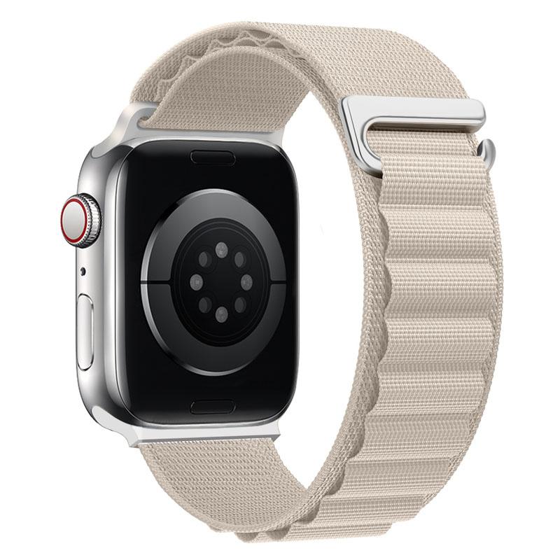 Для Apple Watch Ultra 2 Ремешок 49 мм 46 мм 45 мм 44 мм 40 41 42 мм Альпийская петля браслет correa iWatch Серии 10 9 8 7 6 SE 5 4 ремешки 42 44 45 49 S10-46mm gray World Auto Parts