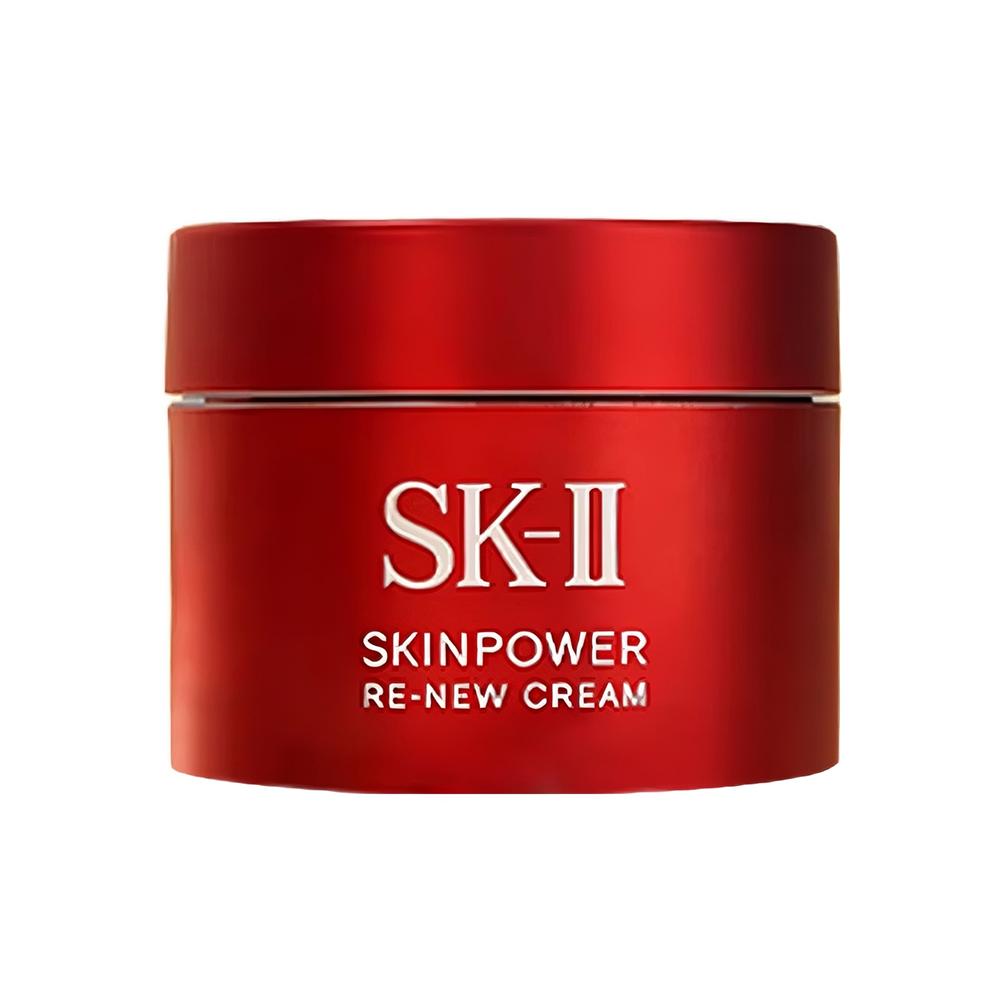 SK-II SKINPOWER Увлажняющий крем для лица - Антивозрастной крем для лица для борьбы с мелкими морщинами, повышения упругости и уменьшения первых признаков старения красный