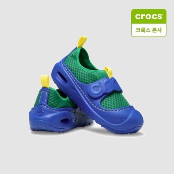 Crocs для малышей Swiftwater Splash Зеленый Иви 210620 3wh green ivy/C9(155mm) blue