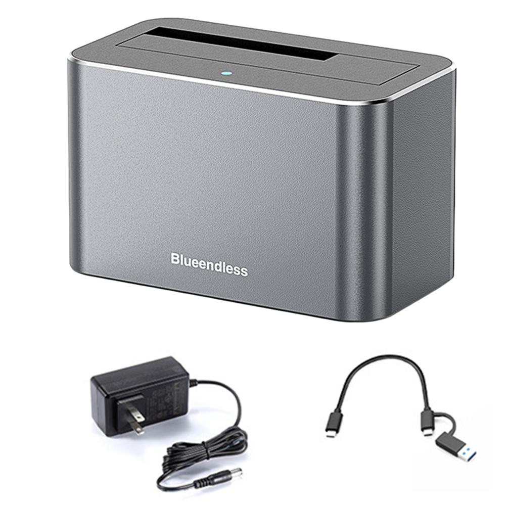 Внешний корпус для жесткого диска SAS/SATA 2,5/3,5 дюйма, док-станция Sata на USB 3.0, салазки для HDD/SSD SATA/SAS, корпус для HDD Sata, коробка для HDD, штекер США gray A Surname Home