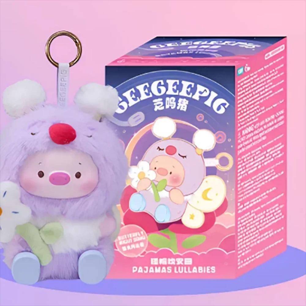 Игрушки-сюрпризы из серии GEEGEEPIG PAJAMAS LULLABIES в закрытой коробке, милые аниме-фигурки, загадочные куклы, подарок для девочек. pink MINI1