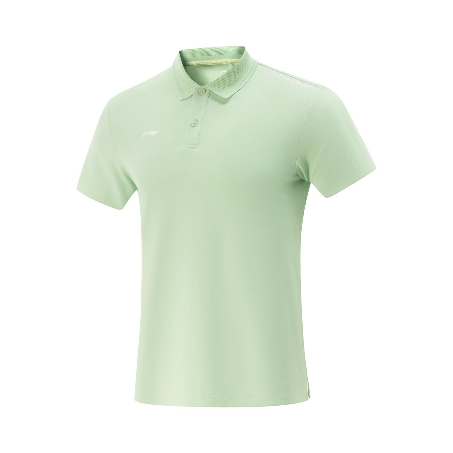 Коллекция настольного тенниса Li Ning Поло унисекс Бамбуково-зеленый APLV417-3 2XL beige