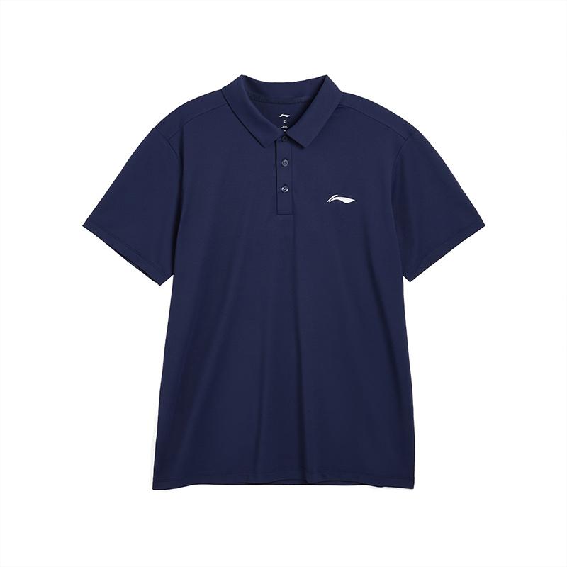 Поло Li Ning Унисекс Темно-синий APLV605-3 L blue