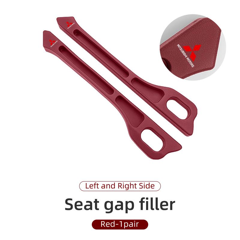 For Mitsubishi Car Seat Gap Filler Side Seam Plug Strip Leak-proof Accessories Outlander Lancer Cross Colt Xpander Mirage brown
