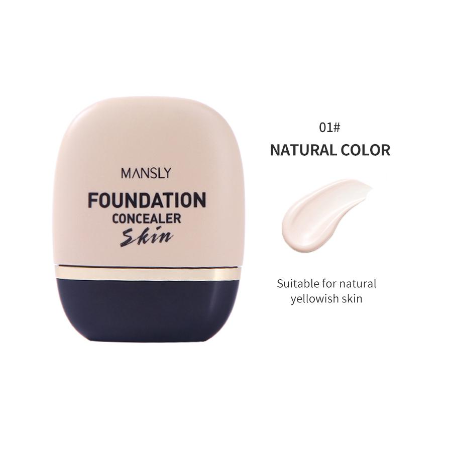 24Hours Foundation HD Матовый жидкий BB-крем с полным покрытием Матовый натуральный водостойкий тональный крем для лица beige CharmCharm