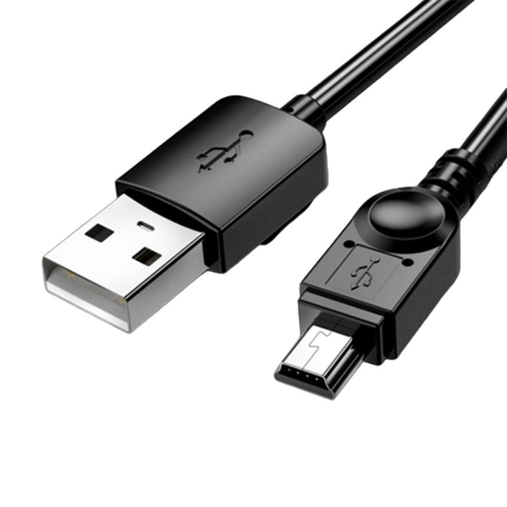 Transmission Digital Camera Charger Fast Charger Cable Mini USB to USB Charger Cable Mini USB to USB Wire Camera Charging Cable gray TOP MALL-005