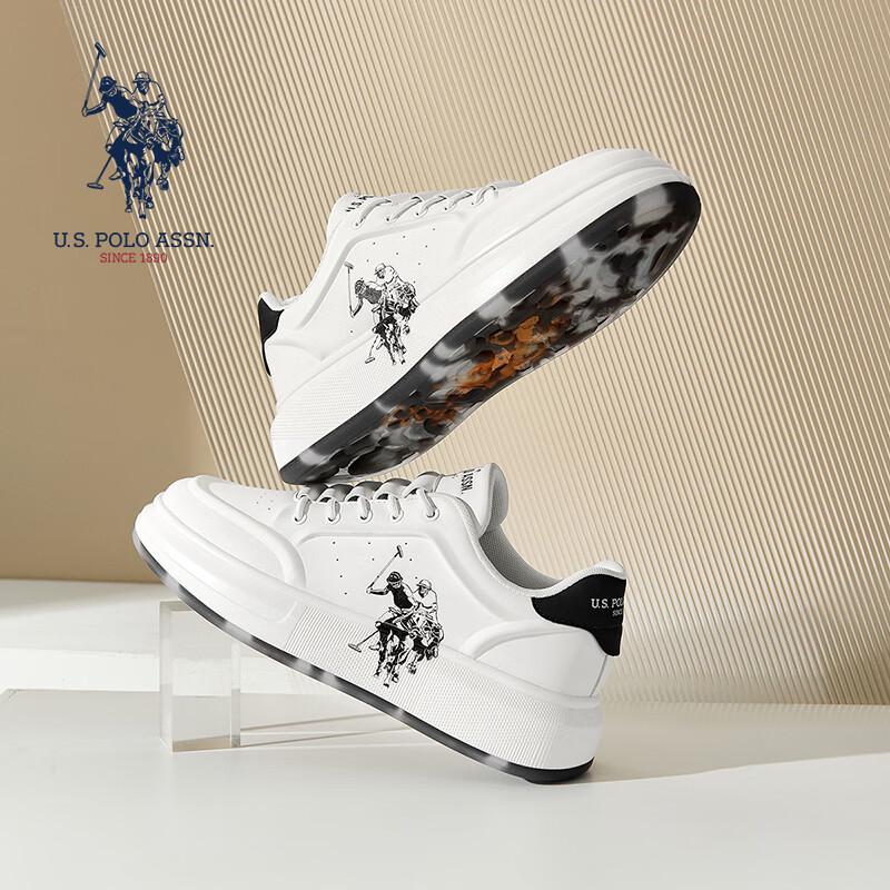 НАС. АССН ПОЛО. Мужские повседневные низкие кроссовки 41 white U.S. Polo Assn.