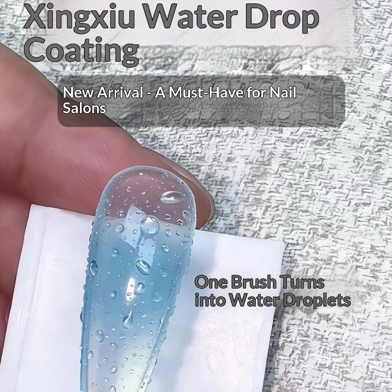 Гель-лак для ногтей 3D Капля воды Топ без липкого слоя Идеально подходит для креативных дизайнов ногтей onesize gray pomelos