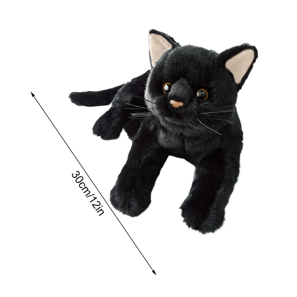 Плюшевая игрушка Черный Кот Алин Набивная Игрушка Черный Котенок Кукла Подушка Мальчики Девочки Мягкие Игрушки Детские Подарки на День Рождения Популярные Игрушки 2023 black TOYTOYTOY