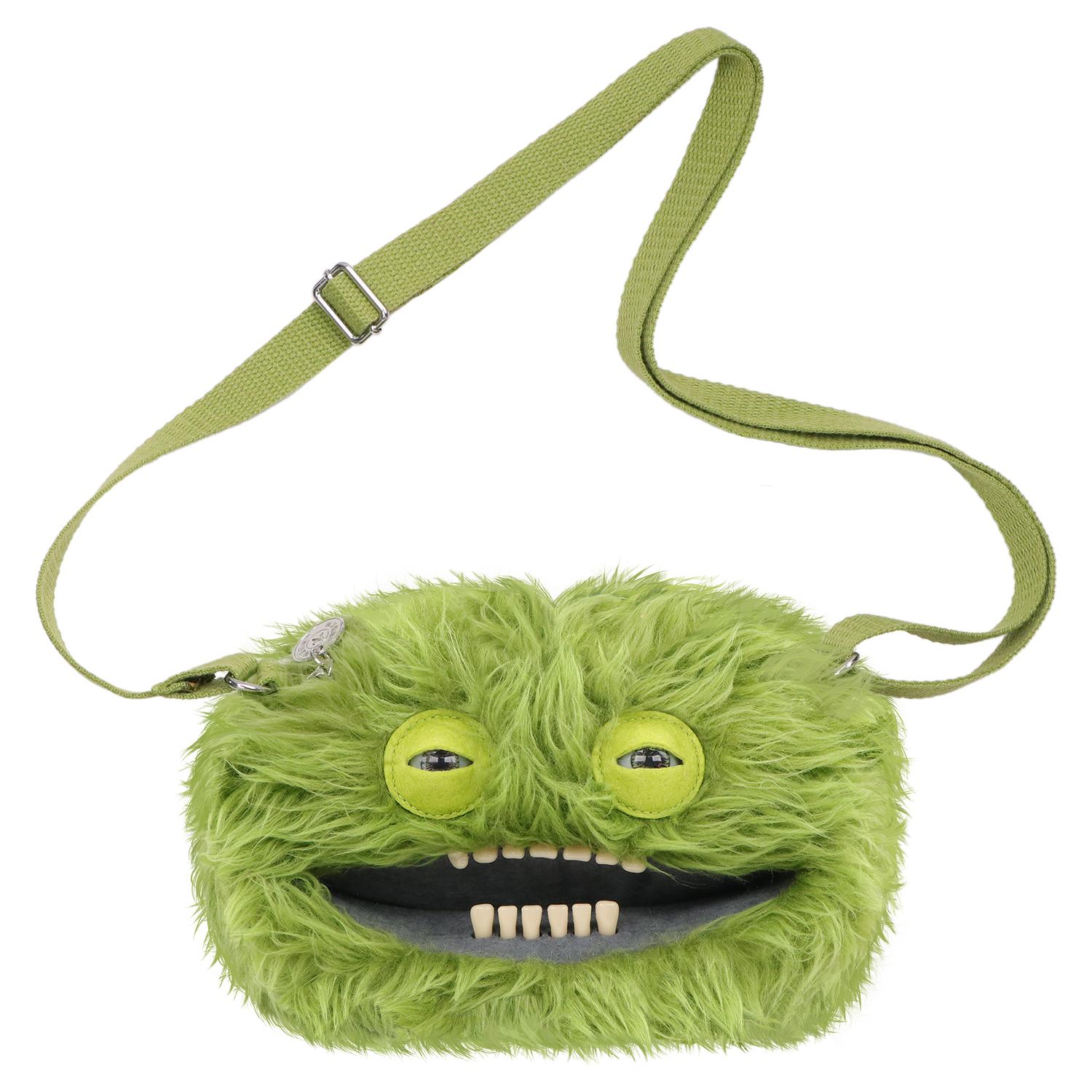 Funny Plush Monster Crossbody Bag Soft Ugly Cute Doll Purse Quirky Birthday Gift For Kids And Teens beige 3c Accessories1