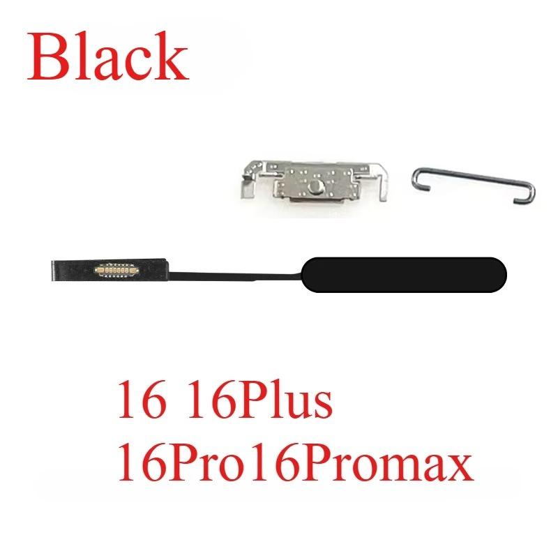 Original Camera Control Button Flex Cable For iPhone 16 Plus 16 Pro Max Middle Frame Side Button Replacement Repair Parts чёрный Mobile phone parts specialist