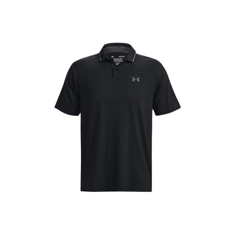 Мужские рубашки-поло с короткими рукавами Under Armour Iso Chill, черные 1377364-001 L black